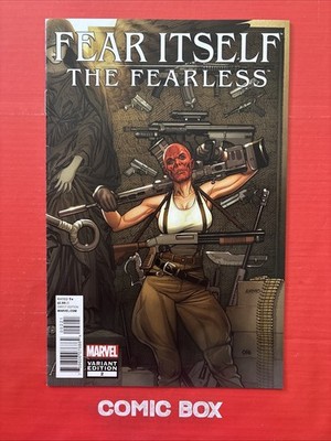 Marvel Comics Fear Itself The Fearless # 2 1:25 Frank Cho Red Skull Variant 2011 - Image 2