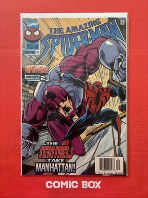 Marvel Comics The Amazing Spider-Man #415 Onslaught Impact 2 Rare Newsstand V