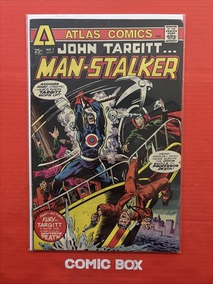 Atlas Comics John Targitt Man Stalker #3 1975 Bronze Age
