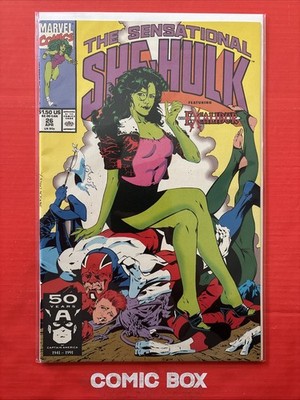 Marvel Comics The Sensational She-Hulk Featuring Excalibur #26 1991