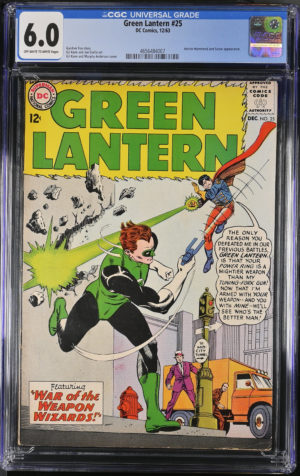 <b>CGC Graded [6.0] DC Green Lantern #25</b><br><p style="font-size:10px"> 1963 Classic</p>