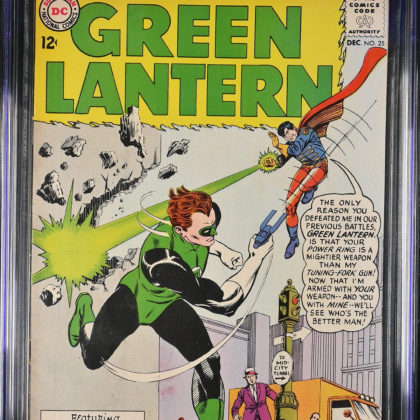 CGC Graded [6.0] DC Green Lantern #25 1963 Classic