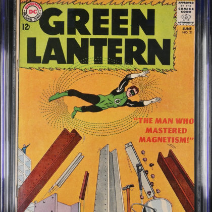CGC Graded [7.0] DC Green Lantern #21 Origin & 1st App of Doctor Polaris