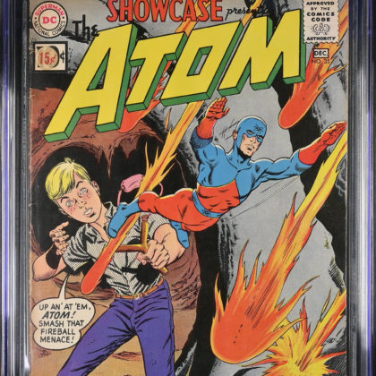 CGC Graded [5.5] DC Showcase Atom #35 2nd SA App Atom