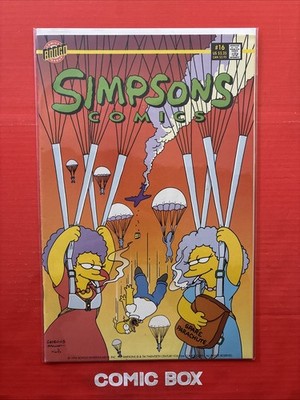 Bongo Comics Simpsons #16 Very Rare Newsstand Variant 1995