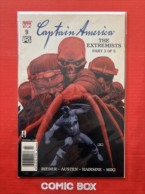 Marvel Knights Comics Captain America #9 The Extremists Rare Newsstand Variant