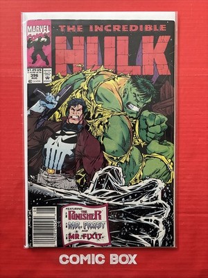Marvel Comics The Incredible Hulk #396 1992 Rare Newsstand Variant