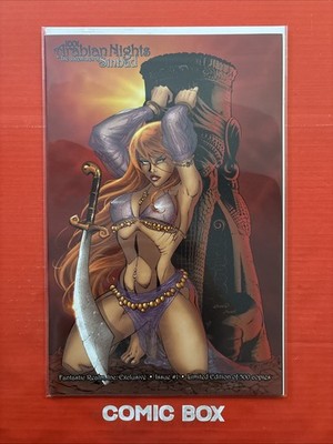 Zenescope Comics Adventures Of Sinbad Fantastic Realm #1 Ltd To 500 Copies Queen