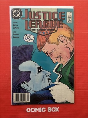 DC Comics Justice League International #19 Rare Newsstand Variant 1988