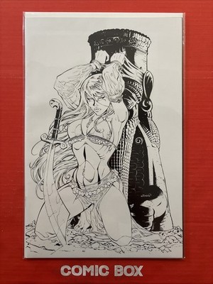 Zenescope Comics Fantastic Realm #1 Randy Queen Sketch Virgin Variant