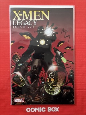 Marvel Comics X-Men Legacy #235 Iron Man Variant Signed By Mike CAREY 2010