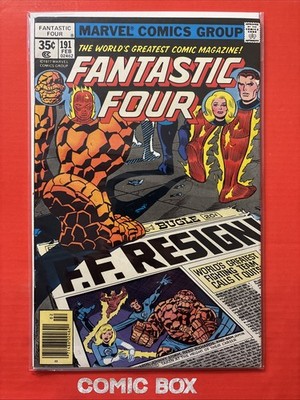 Marvel Comics Fantastic Four #191 1978 Bronze Age