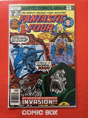 Marvel Comics Fantastic Four #198 1978 Doom CVR