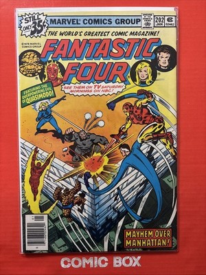 Marvel Comics Fantastic Four #202 1979 Bronze Age
