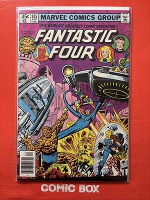 Marvel Comics Fantastic Four #205 1979 Bronze Age 1st Full Nova Corps