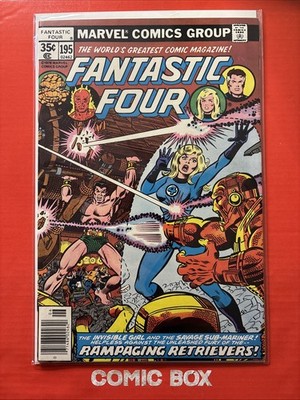 Marvel Comics Fantastic Four #195 1978 Bronze Age