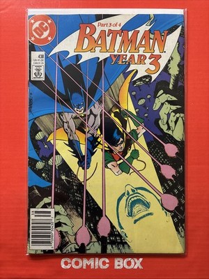 DC Comics Batman Year 3 #438 1989 Rare Newsstand Variant