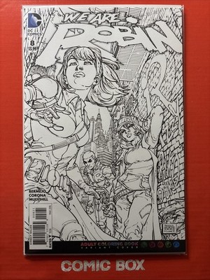 DC Comics We Are Robin #8 2016 Adult Colouring Book Variant