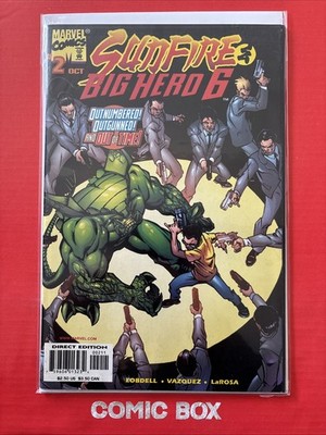 Marvel Comics Sunfire Big Hero 6 #2 1998 Low Print Run
