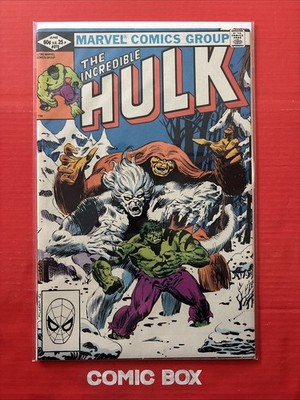 Marvel Comics The Incredible Hulk #272 1982 Bronze Age