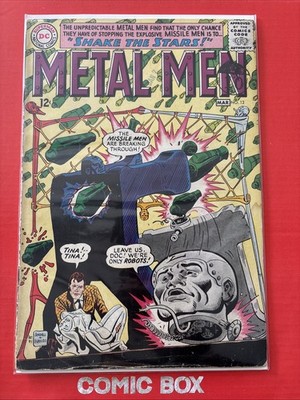 Dc Comics metal men #10 1965 Silver Age Beatles Appearance