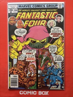 Marvel Comics Fantastic Four #196 1978 Bronze Age