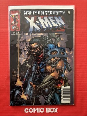 Marvel Comics X-Men #107 Maximum Security Rare Newsstand Variant 2000
