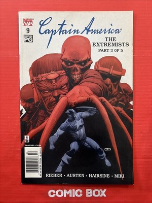 Marvel Knights Comics Captain America #9 The Extremists Rare Newsstand Variant - Image 4