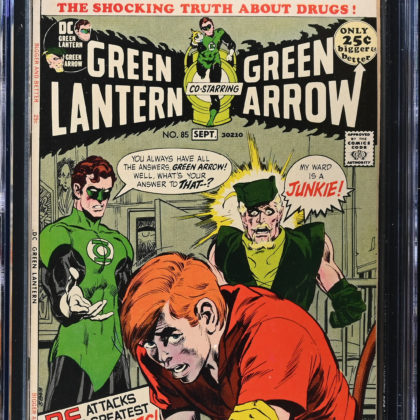 CGC Graded [9.0] DCGreen Lantern #85 Speedy Drug Story