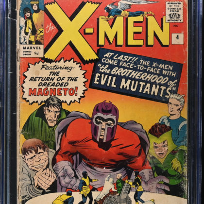 CGC Graded [2.5] MarvelX-Men #4 1st App of Scarlet Witch, 2nd Magneto