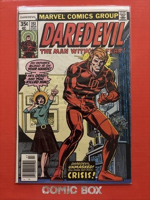 Marvel Comics Daredevil #151 1978 Bronze Age Cents
