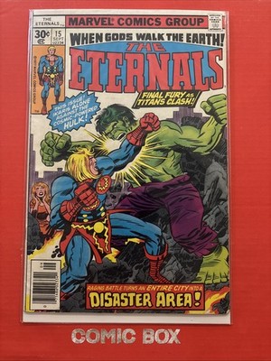 Marvel Comics The Eternals #15 1977 Bronze Age Cents