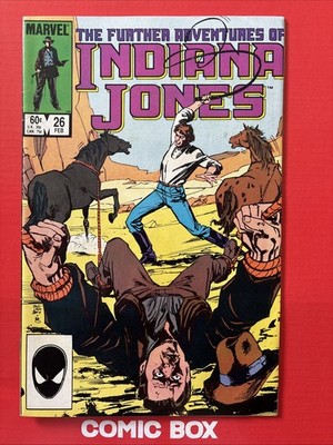 Marvel Comics Indiana Jones #26 1985 Bronze Age - Image 2