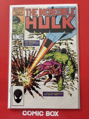 Marvel Comics The Incredible Hulk #318 1985 Bronze Age