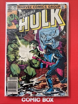 Marvel Comics The Incredible Hulk #286 1983 Bronze Age Newsstand Variant