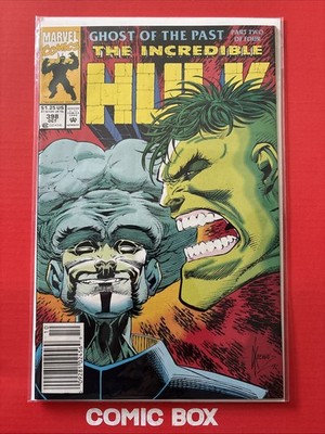 Marvel Comics The Incredible Hulk #398 1992 Rare Newsstand Variant