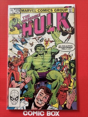 Marvel Comics The Incredible Hulk #279 1982 Bronze Age