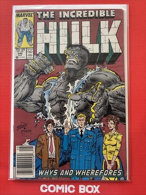 Marvel Comics The Incredible Hulk #346 1988 Rare Newsstand Variant McFarlane