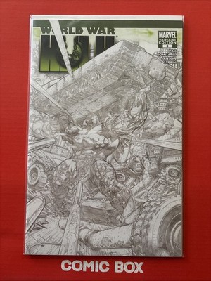 Marvel Comics World War Hulk #3 2007 David Finch Sketch Variant