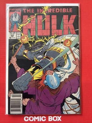 Marvel Comics The Incredible Hulk #352 1988 Rare Newsstand Variant
