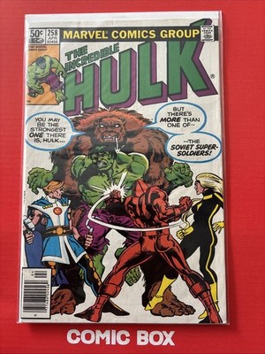 Marvel Comics The Incredible Hulk #258 1981 1st App Soviet Super Soldiers Key