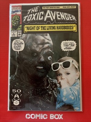 Marvel Comics The Toxic Avengers #3 1991 Rare In UK Movie Cover
