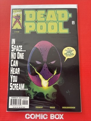 Marvel Comics Deadpool #40 2000 Alien Homage Cover