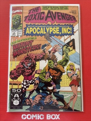 Marvel Comics The Toxic Avengers #2 1991 Rare In UK Mutant Monsters