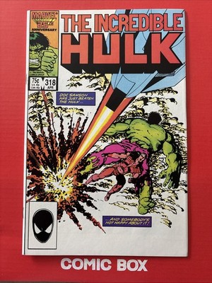 Marvel Comics The Incredible Hulk #318 1985 Bronze Age - Image 4
