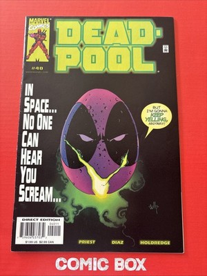 Marvel Comics Deadpool #40 2000 Alien Homage Cover - Image 4