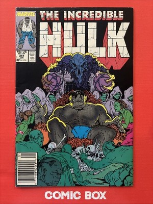 Marvel Comics The Incredible Hulk #351 1988 Rare Newsstand Variant - Image 4