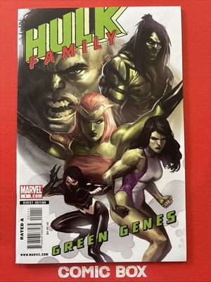 Marvel Comics Hulk Family #1 2009 Djurdjevic Cover Green Genes - Image 4