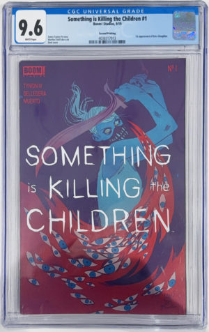 <b>CGC Graded [9.6] Boom<br>Something is Killing the Children #1</b><br><p style="font-size:10px"> Rare 2nd Print - 1st App Erica Slaughter</p>