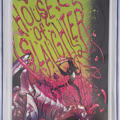 CGC Graded [9.8] BoomHouse of Slaughter #1 1:500 Del Mundo Variant